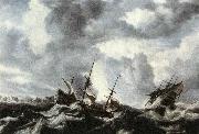 PEETERS, Bonaventura the Elder Storm on the Sea France oil painting reproduction